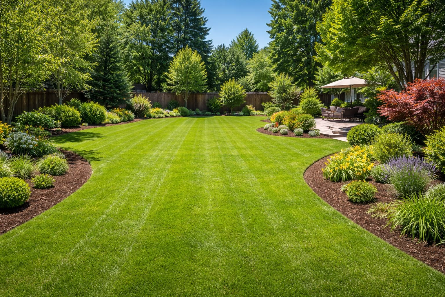 Beautiful landscaping work by Greg